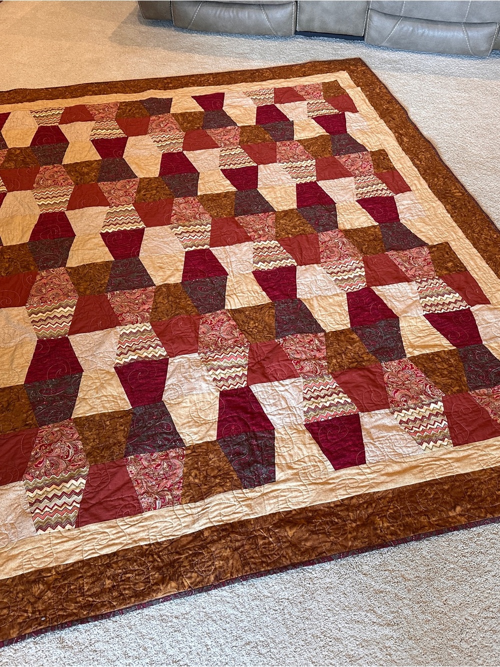 Tumbler quilt